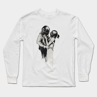 BANKSY Think Tank Couple Long Sleeve T-Shirt